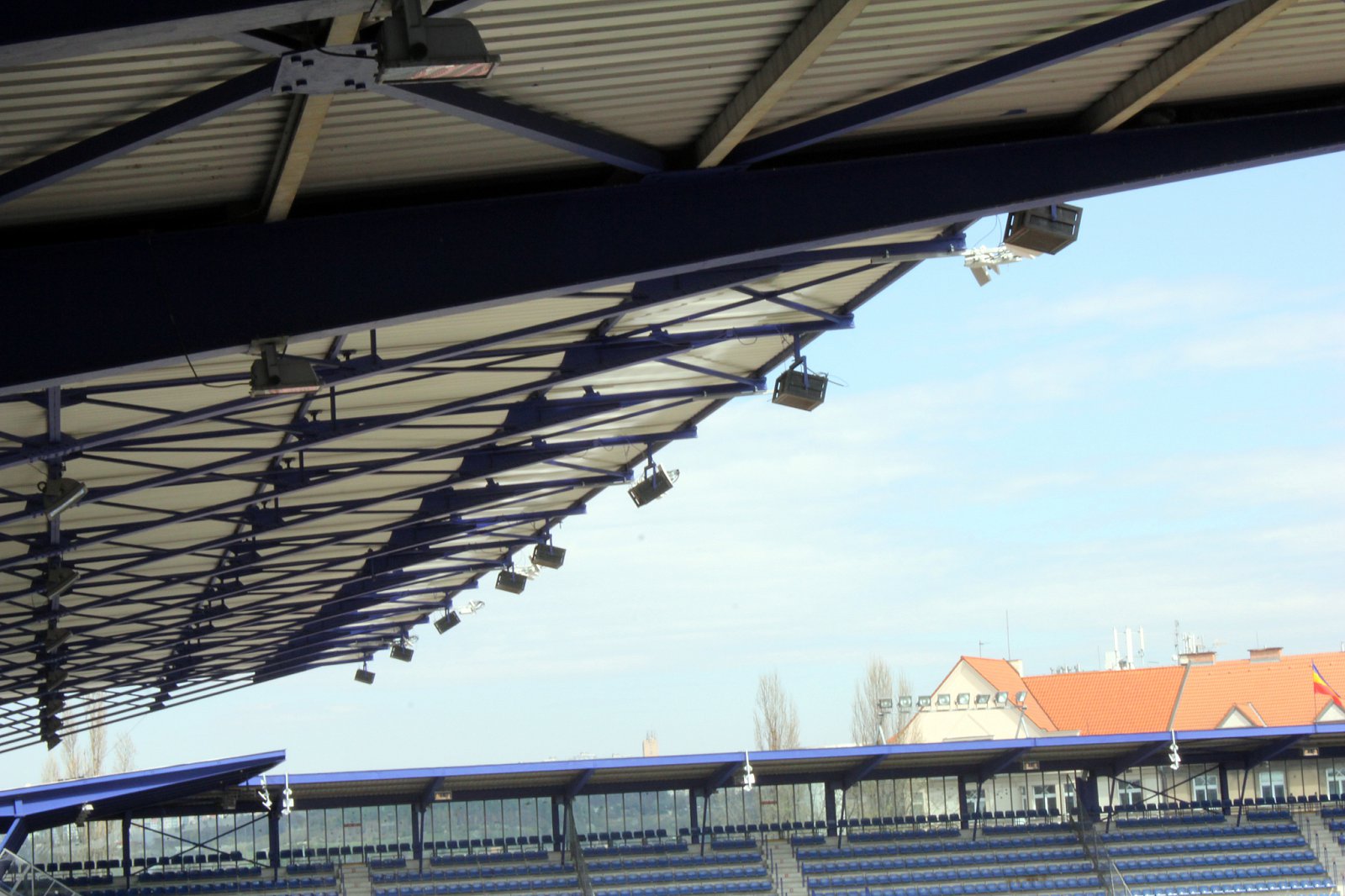 Fotbalová Sparta - připojený stadion