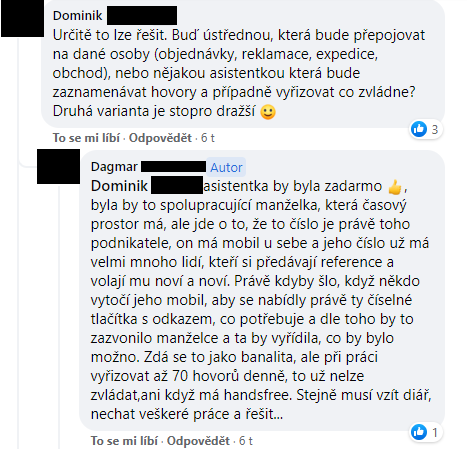 Podnikatelé na sítích radí, jak na záplavu telefonních hovororů
