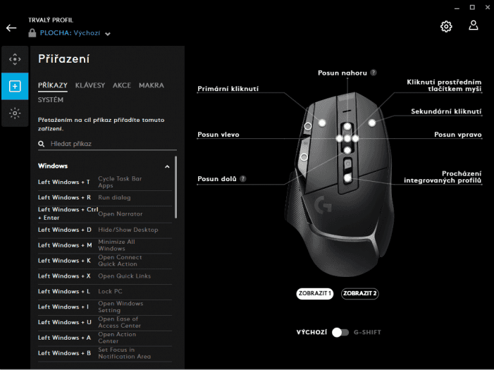 Přiřazení akcí tlačítkům a tvorba maker (zdroj: Cnews)