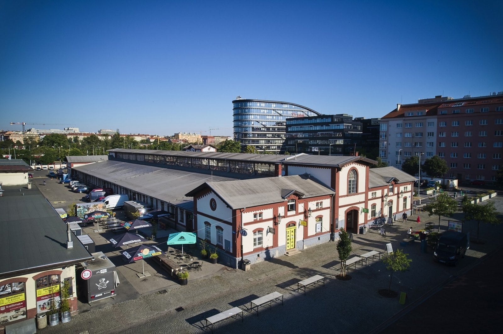 Aktuální stav Holešovické tržnice