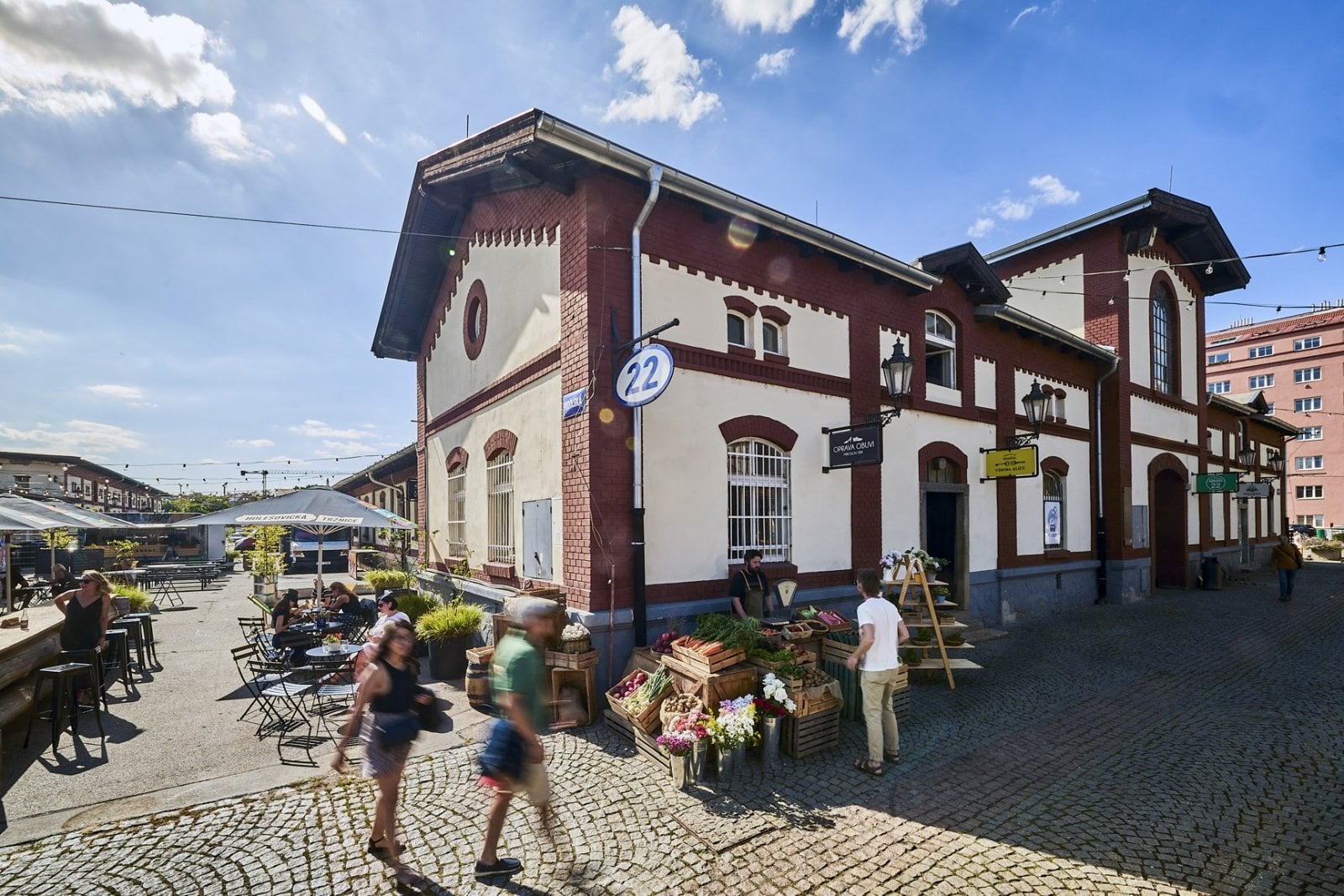 Aktuální stav Holešovické tržnice