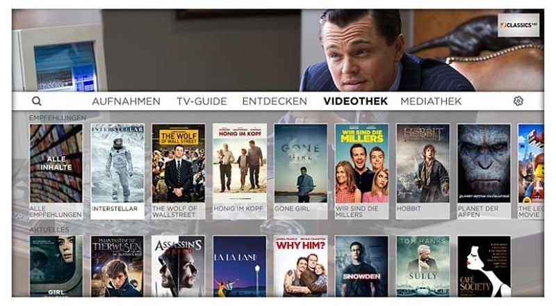 Giga TV - Vodafone videotéka a práce s ní