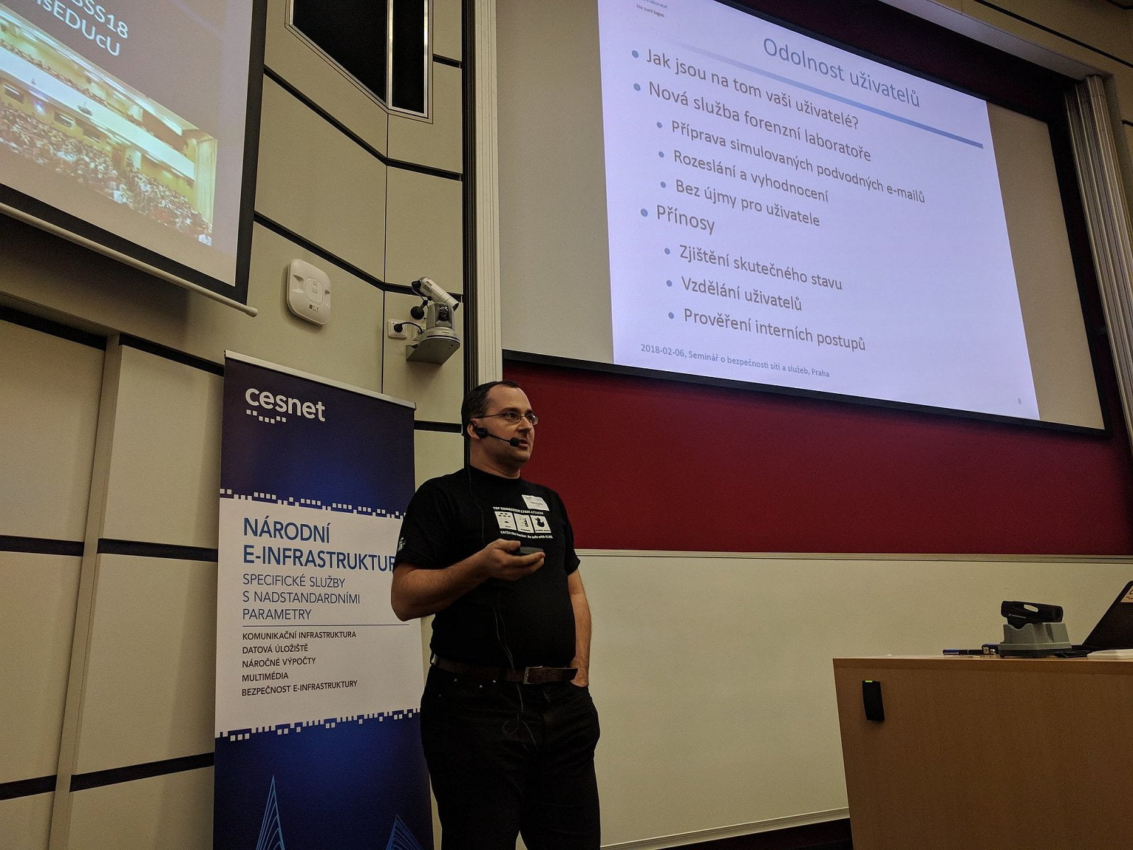 Seminář o bezpečnosti sítí a služeb (2018)