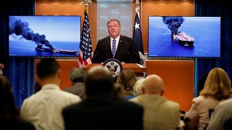 Náhledový obrázek - Americký ministr Pompeo: Na tankery útočil Írán, chce vyvolat napětí