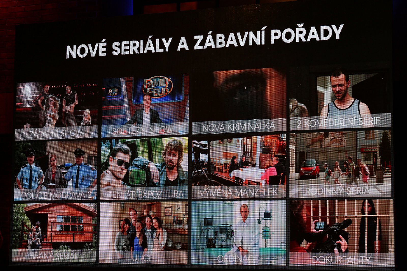 Tisková konference televize Nova, podzim 2015