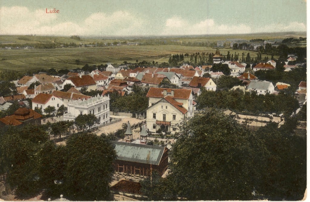 Pohled na městečko Luž