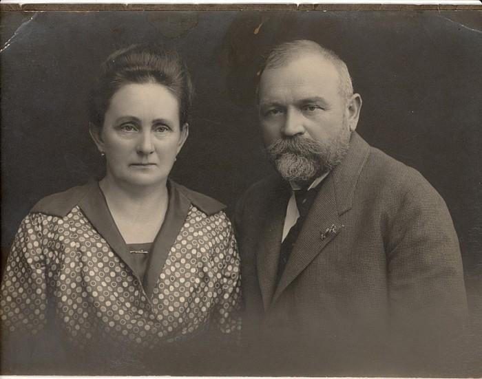Doktor František Hamza s manželkou Julií