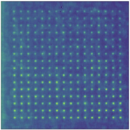 Pole 16×16 neutrálních atomů pracujících jako qubity