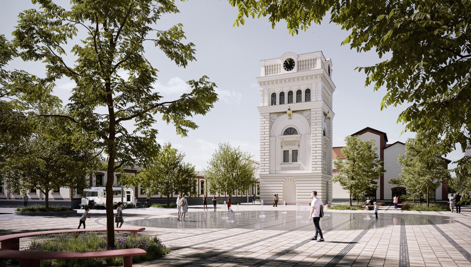 Vizualizace Holešovické tržnice po rekonstrukci