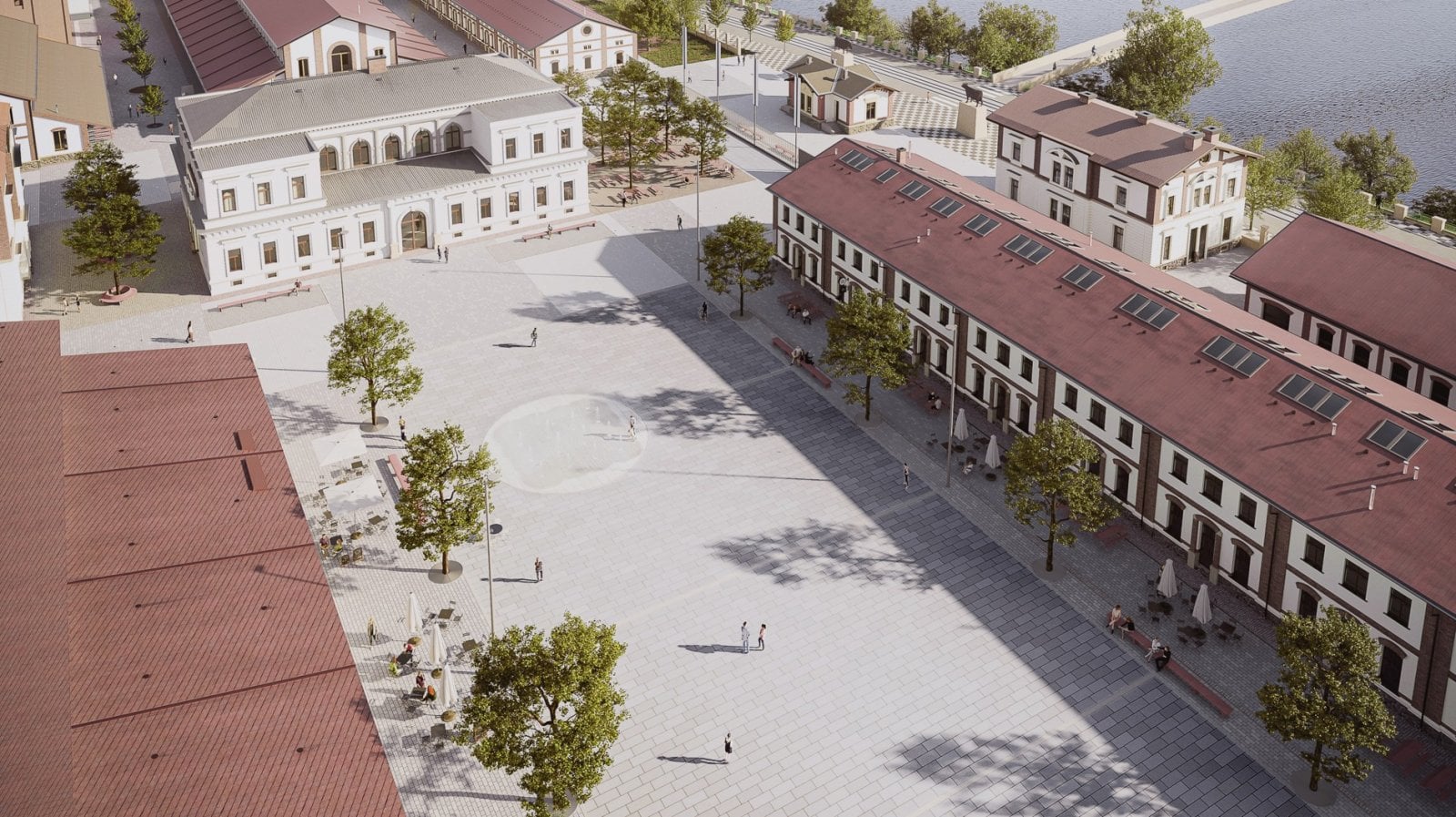 Vizualizace Holešovické tržnice po rekonstrukci