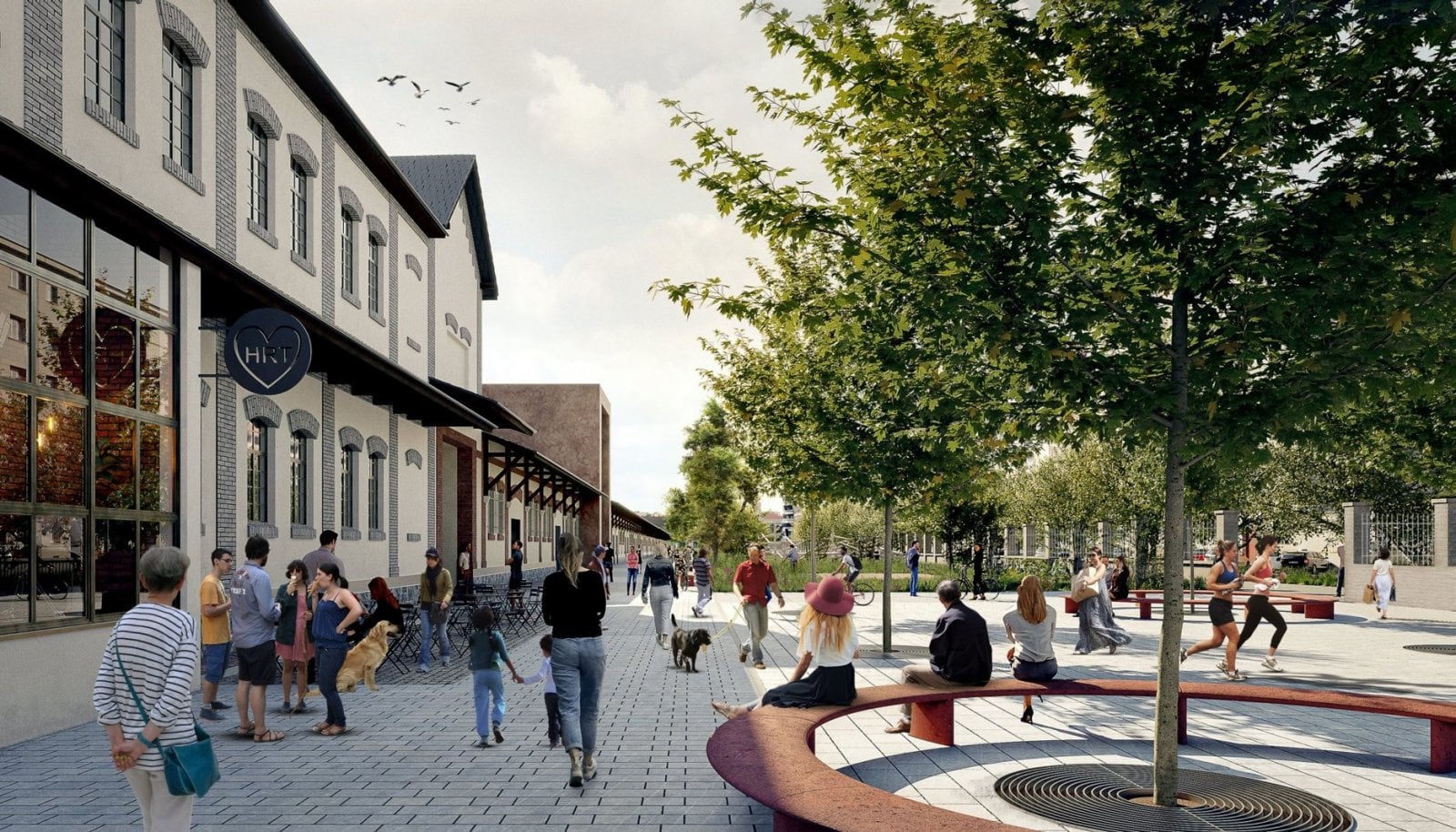 Vizualizace Holešovické tržnice po rekonstrukci