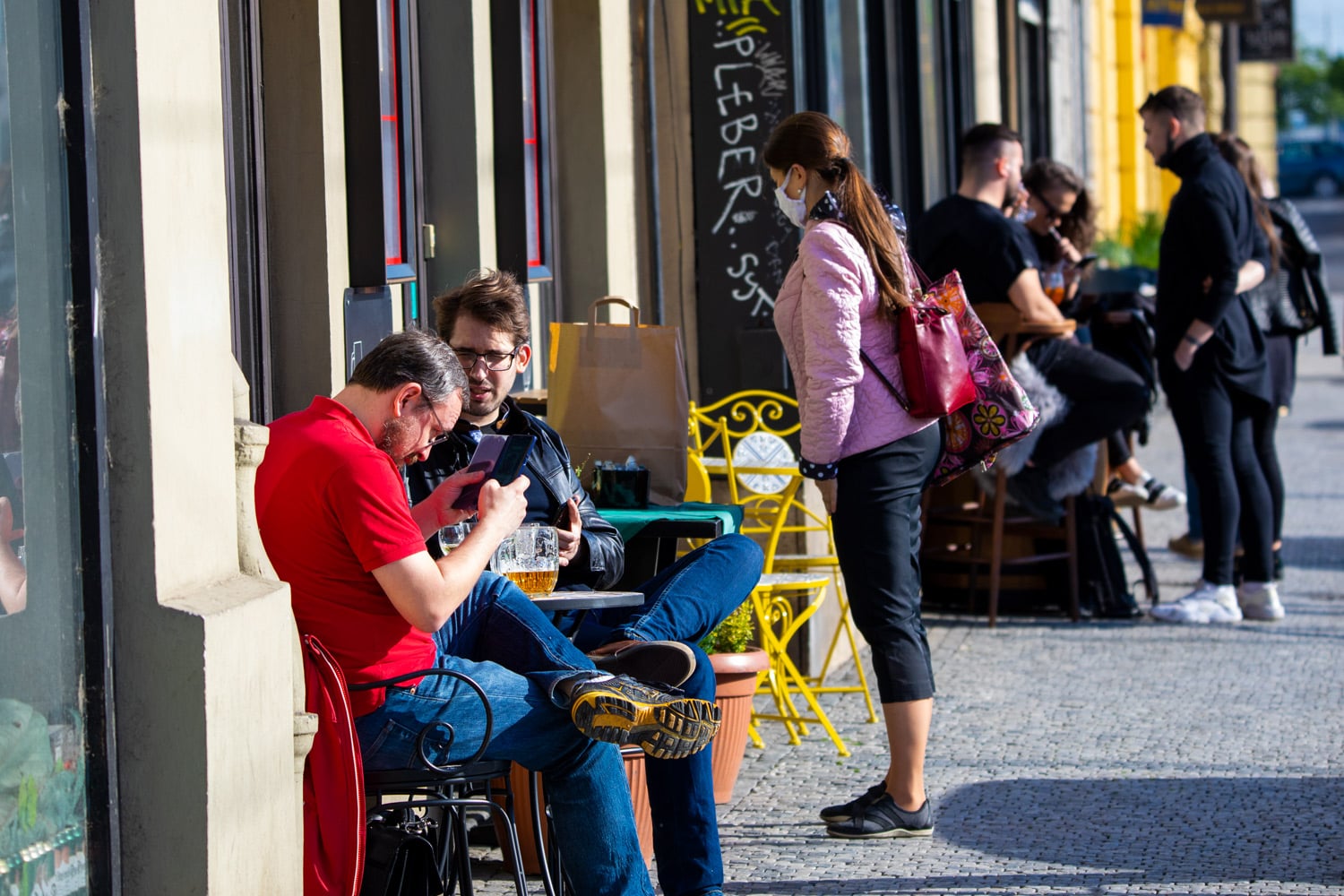 Znovuotevřené zahrádky restaurací