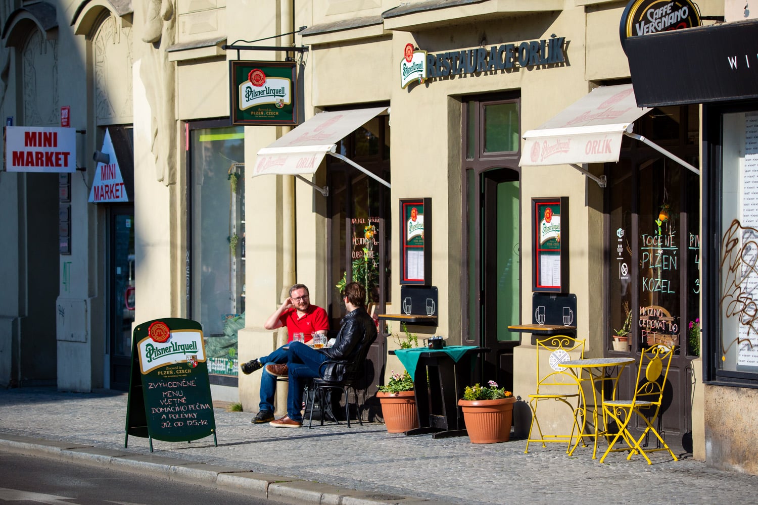 Znovuotevřené zahrádky restaurací