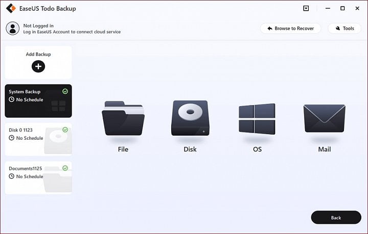 Program EaseUS Todo Backup