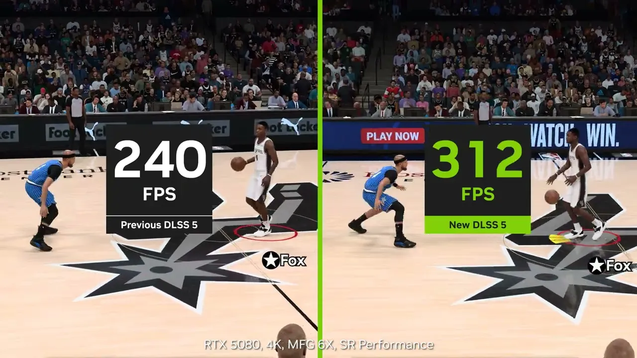 Benchmark nového jednoduššího AI modelu DLSS 5