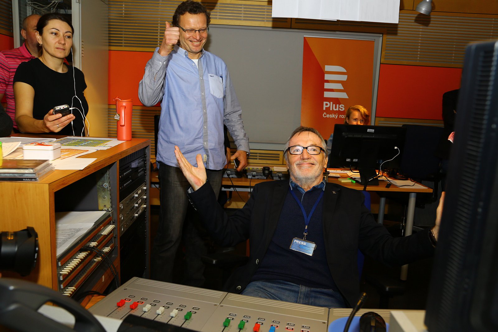 Český rozhlas slavnostně spustil vysílání "Pluska" v pásmu VKV