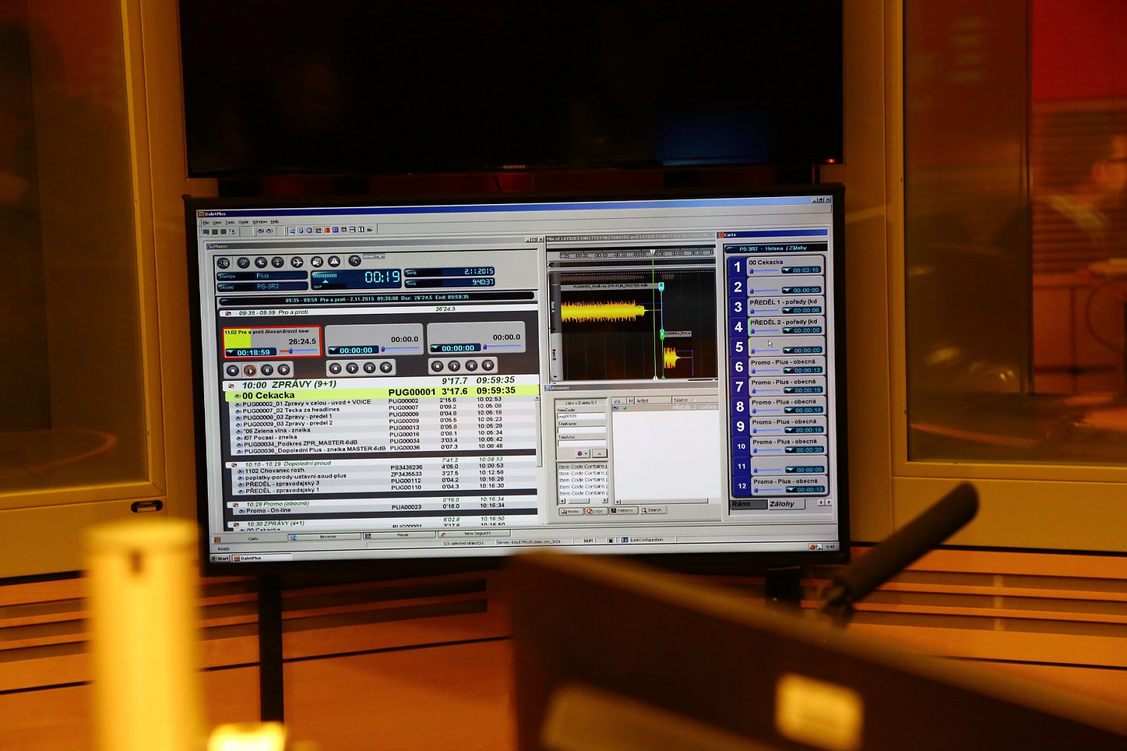 Český rozhlas slavnostně spustil vysílání "Pluska" v pásmu VKV