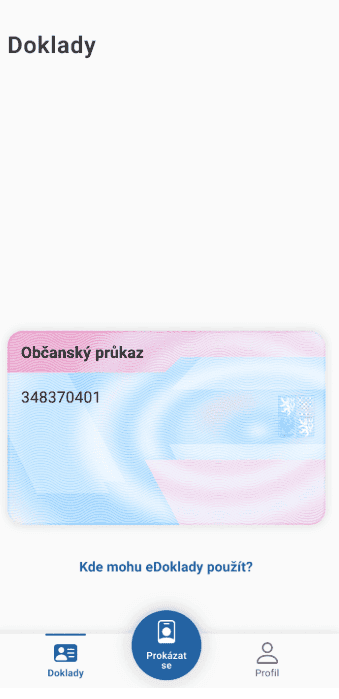 Nastavení aplikace eDoklady