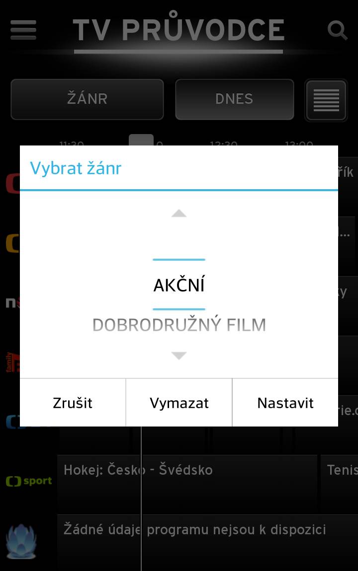 UPC Horizon Go - EPG