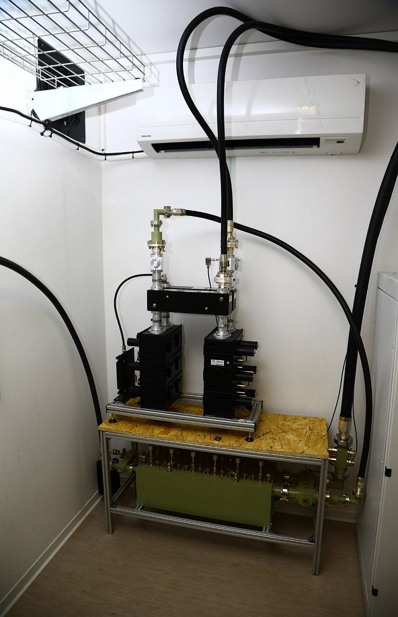 Vysílač Digital Broadcasting na pražské Novodvorské