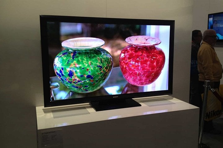 Prototyp televize s panelem MicroLED (Crystal LED) od SOny, 2012