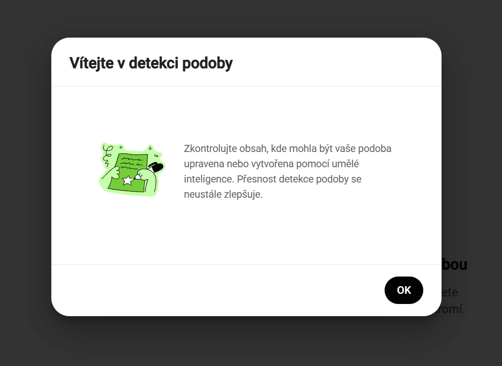 Nastavení detekce podoby na YouTube