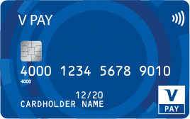 Vzor platební karty VPay. (2020)