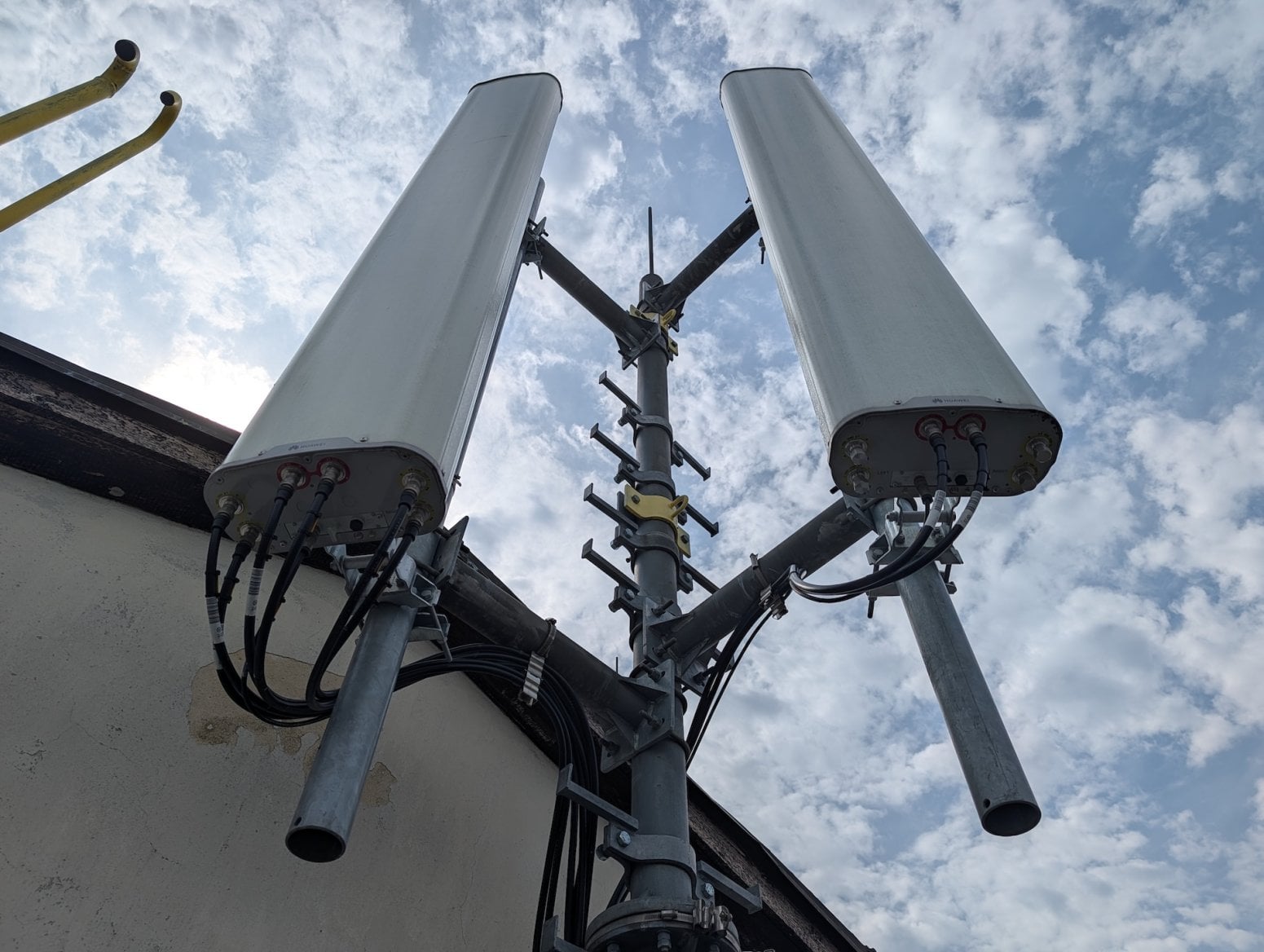 Mobilní 5G vysílač T-Mobilu na Londýnské v Praze