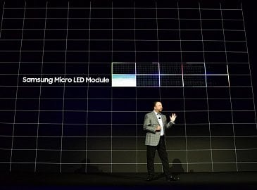 Prezentace modulového systému se Samsung Micro LED.