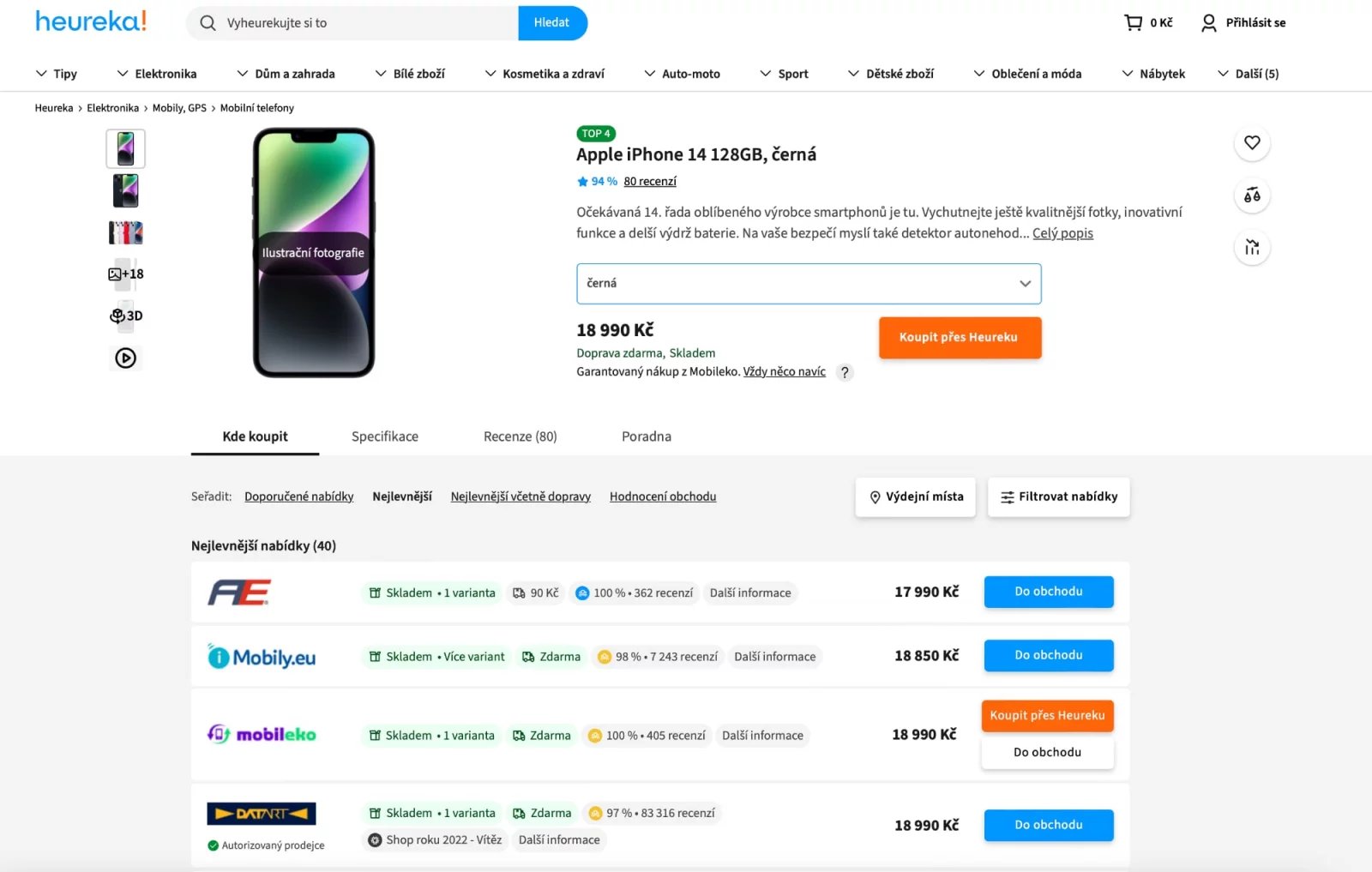 Loňský model iPhonu se i bez akce Black Friday dá sehnat levněji