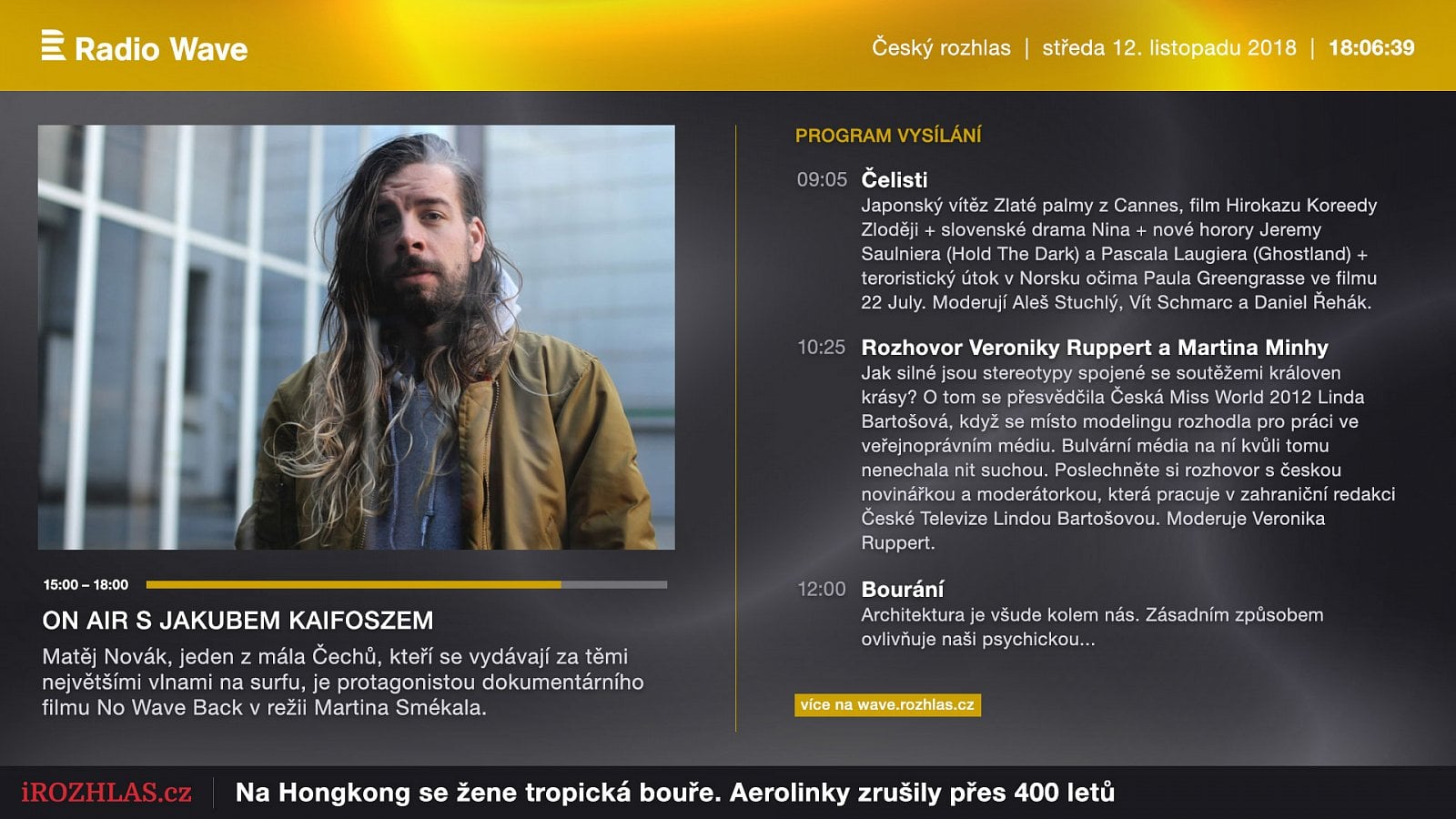 Vizuální rádio Wave nově u O2 TV