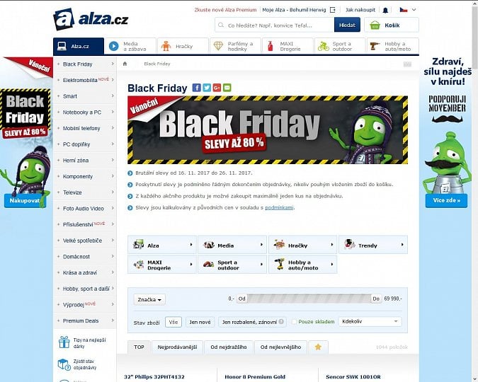 alza black friday