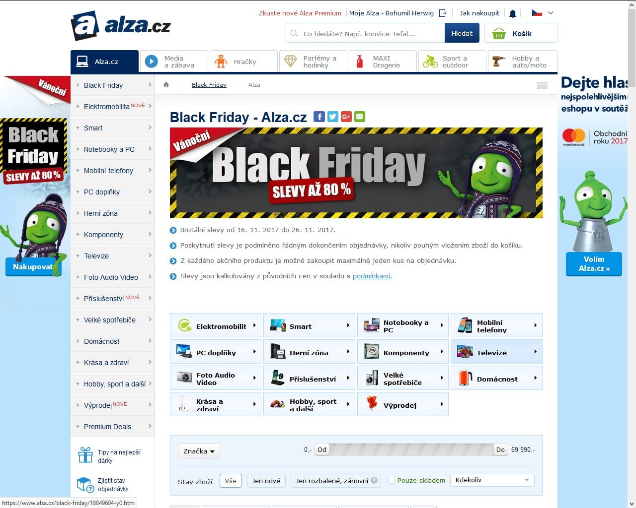 Alza - Black Friday 2017