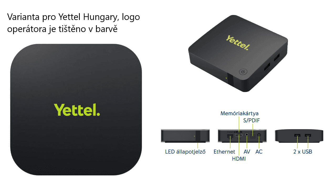 Přístroje ZTE pro televizní platformu CETIN