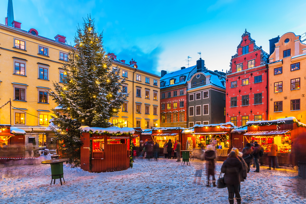 Vánoční trhy ve Stockholmu