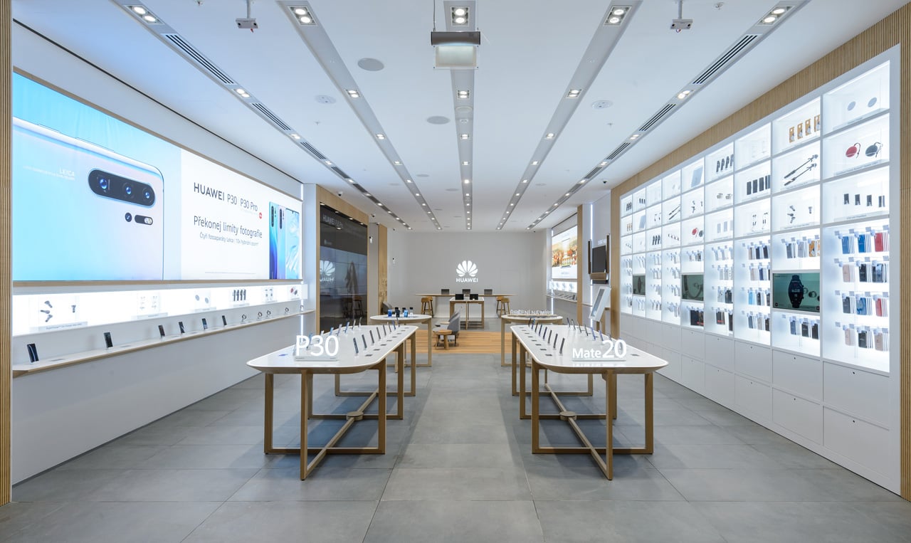 „Zážitková prodejna“ Huawei v Praze na Chodově