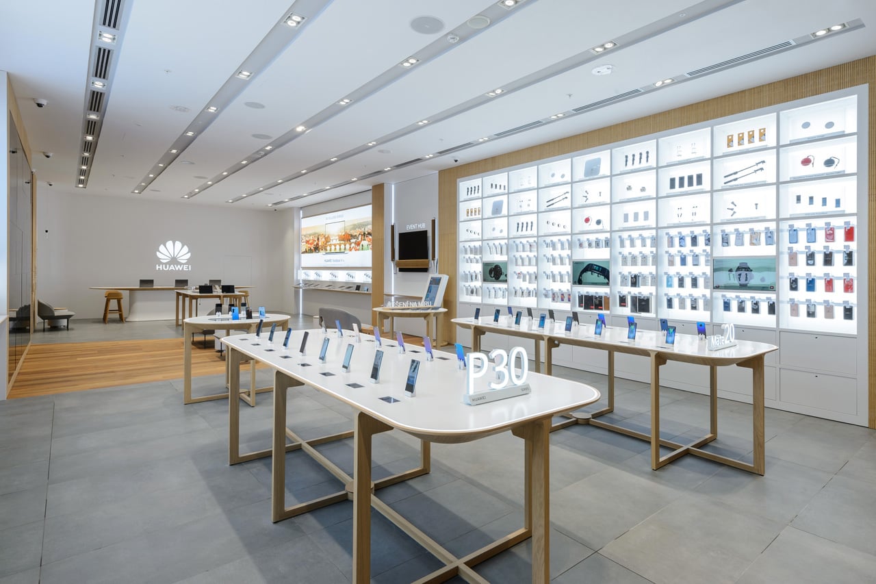 „Zážitková prodejna“ Huawei v Praze na Chodově