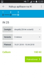 Nákup slevové aplikace In 25.