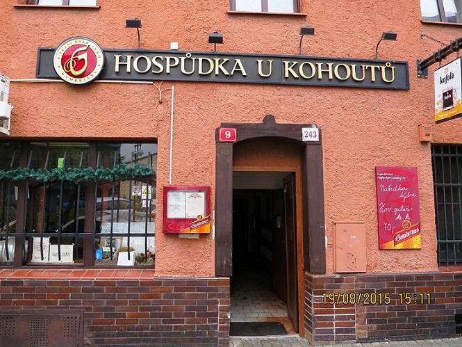 Restaurace u Kohoutů, Plzeň - Alarmující stav znečištění kuchyňských pracovních ploch a samotných provozních zařízení. Především mikrovlnná trouba, fritézy či kráječ pečiva, byly značně znečištěny starými usazeným nečistotami. V kuchyni se na několika místech odlupovala omítka ze stropu a byly zde také umístěny nekryté odpadkové koše.