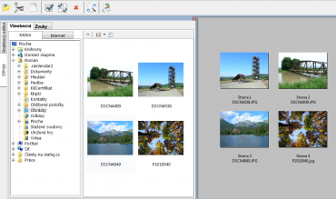 Hledání souborů v počítači a jejich přidání do PDF dokumentu