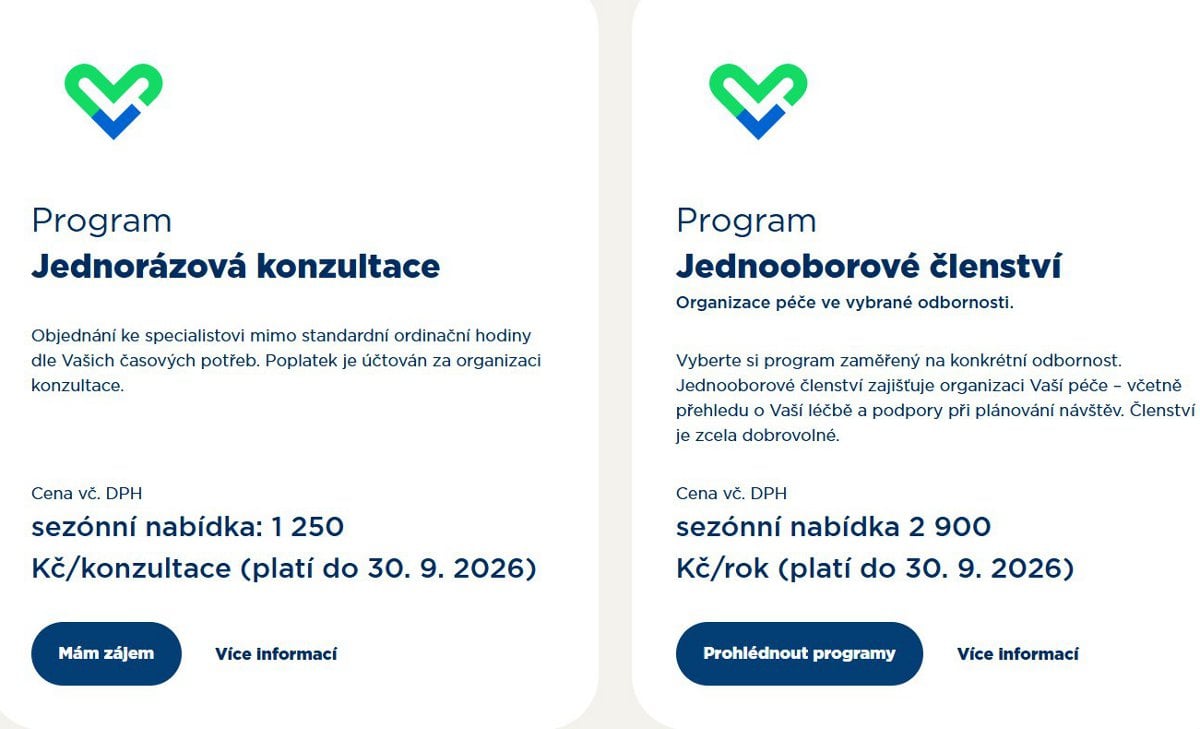 Ceník Polikliniky Florenc