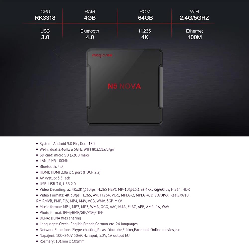 Magicsee N5 Nova a N5 Max