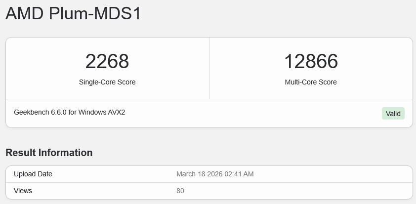 Vzorek mobilního Ryzenu s architekturou Zen 6 v testovací desce