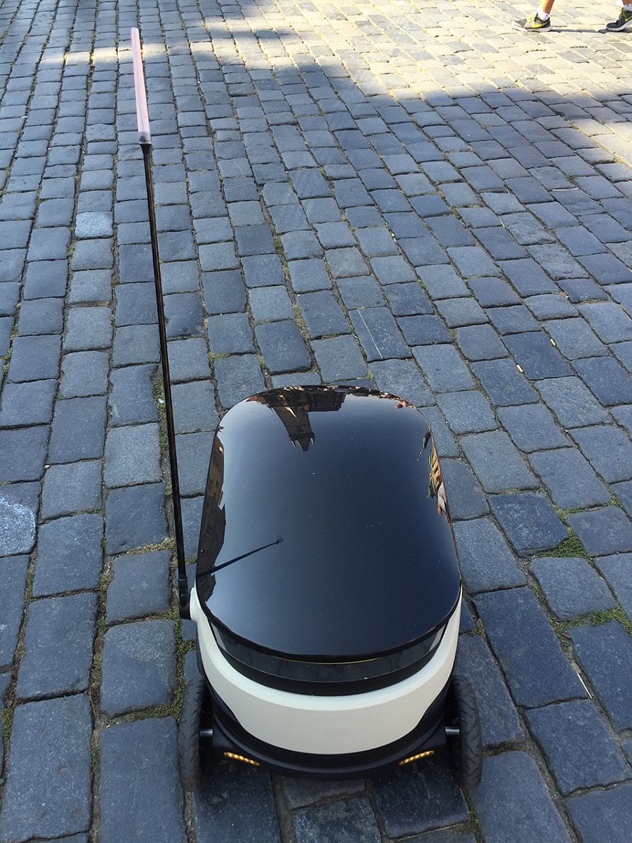 Autonomní vozítka Starship Technologies v Praze