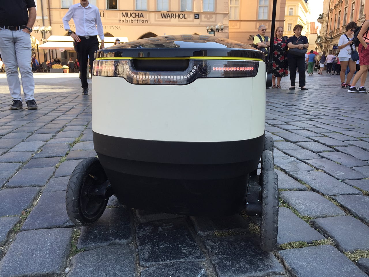 Autonomní vozítka Starship Technologies v Praze