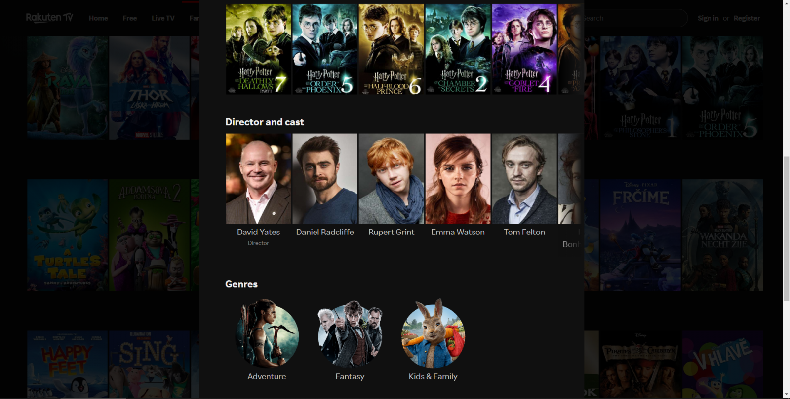 Rodinné filmy na Rakuten TV