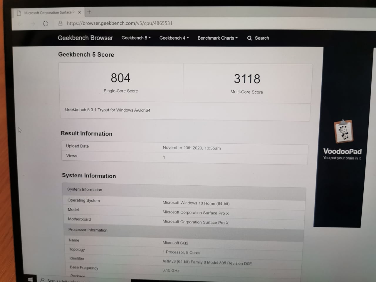 Microsoft Surface Pro X s ARM čipem SQ2
