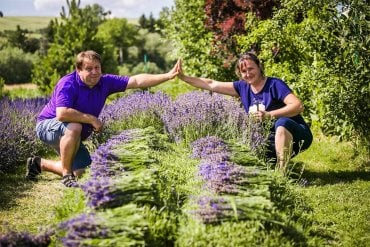 Radek a Ivana Přikrylovi na Levandulové farmě