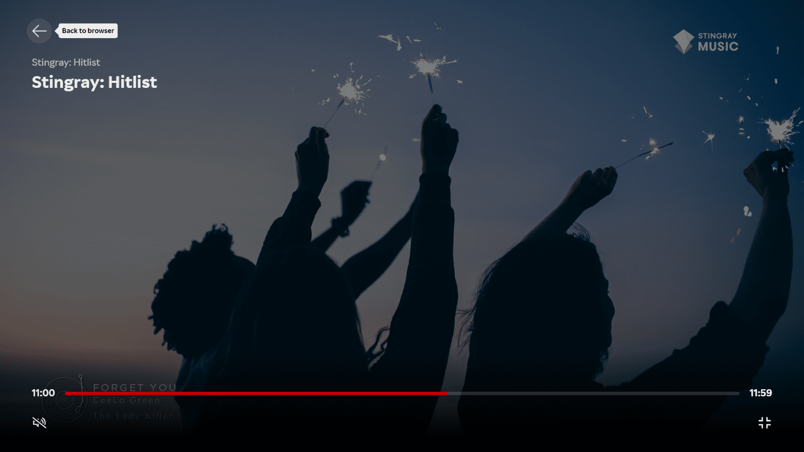 Rakuten - sekce Live TV