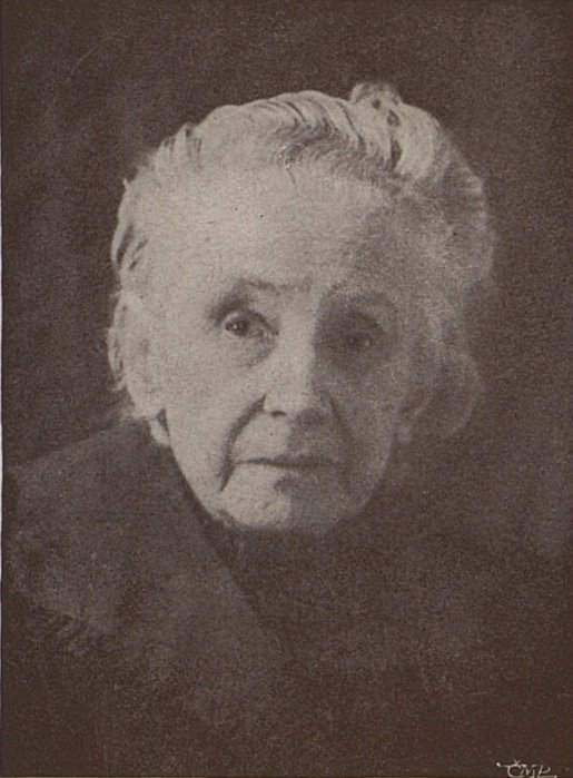 Jeden z posledních snímků statečné spisovatelky (1847 - 1926)